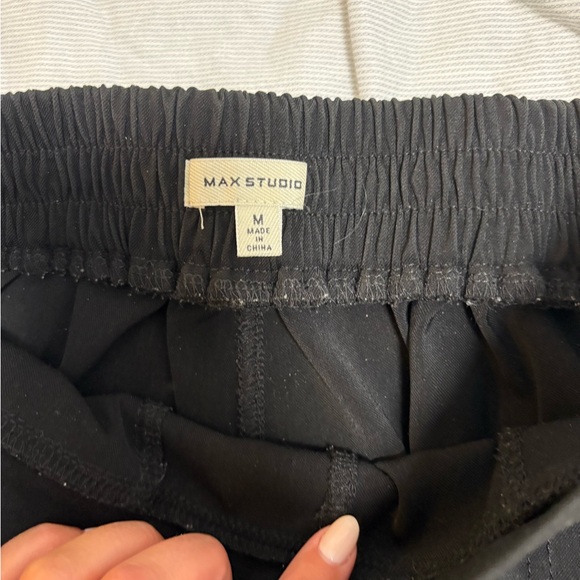 Max Studio Black Wide Leg Pants - Picture 3 of 3